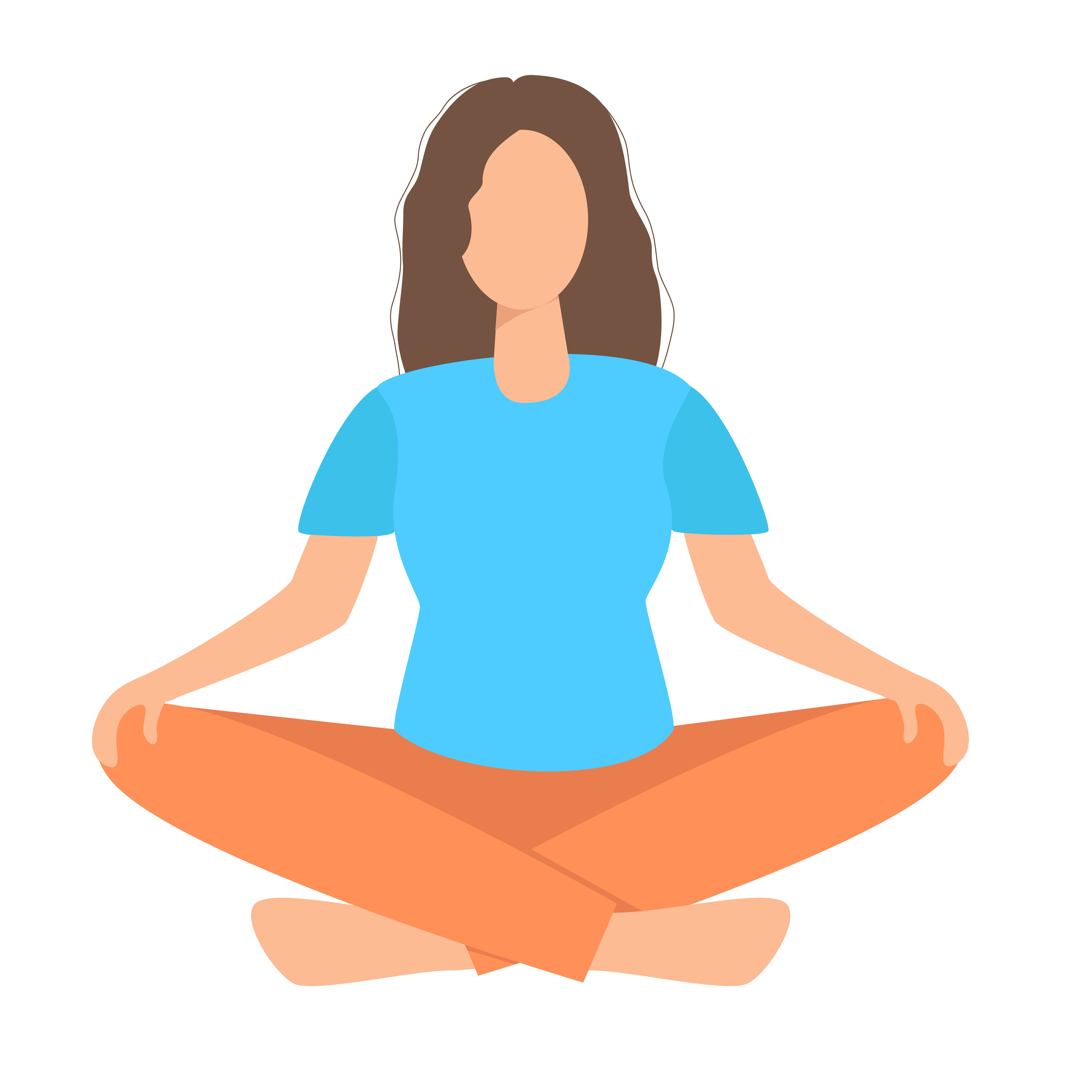 Eksempel på en afbalanceret siddestilling til mindfulness meditation som de fleste kan sidde i